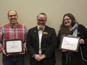 Professors Kelly Clancy and John Spilker